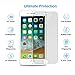 iPhone 8 Plus/7 Plus Clear Privacy Screen Protector, MOR2U Anti-spy/Anti-glare Privacy Security Screen Protector (Upgraded) + HD Tempered Glass Screen Protector Film for 7 Plus/8 Plus (2-Pack)
