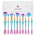 amoore Makeup Brushes Makeup Brush Set Powder Brush Blush Brush (10Pcs)