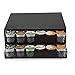 Mind Reader Single Serve Coffee Pod Organizer with 2 Drawers, 72 Pod Capacity, Metal Mesh, 13