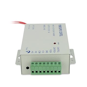 Amazon.com : 4 Puertas Biometric Fingerprint & RFID Control de los kits de sistema Bloqueo magnético 110-240V Alimentación Llaveros RFID Push to Exit Button ...