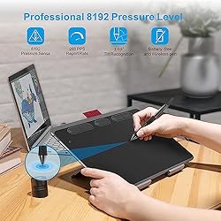 Digital Drawing Tablet - 6x4 Inch Graphics Drawing
