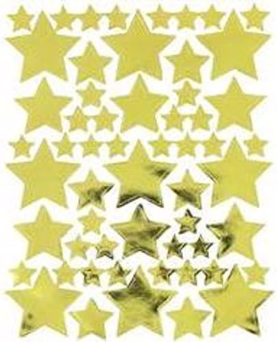 Large Gold Star Stickers 2 Sheets
