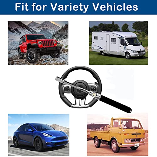 MONOJOY Car Steering Wheel Lock, Adjustable AntiTheft Steering Wheel