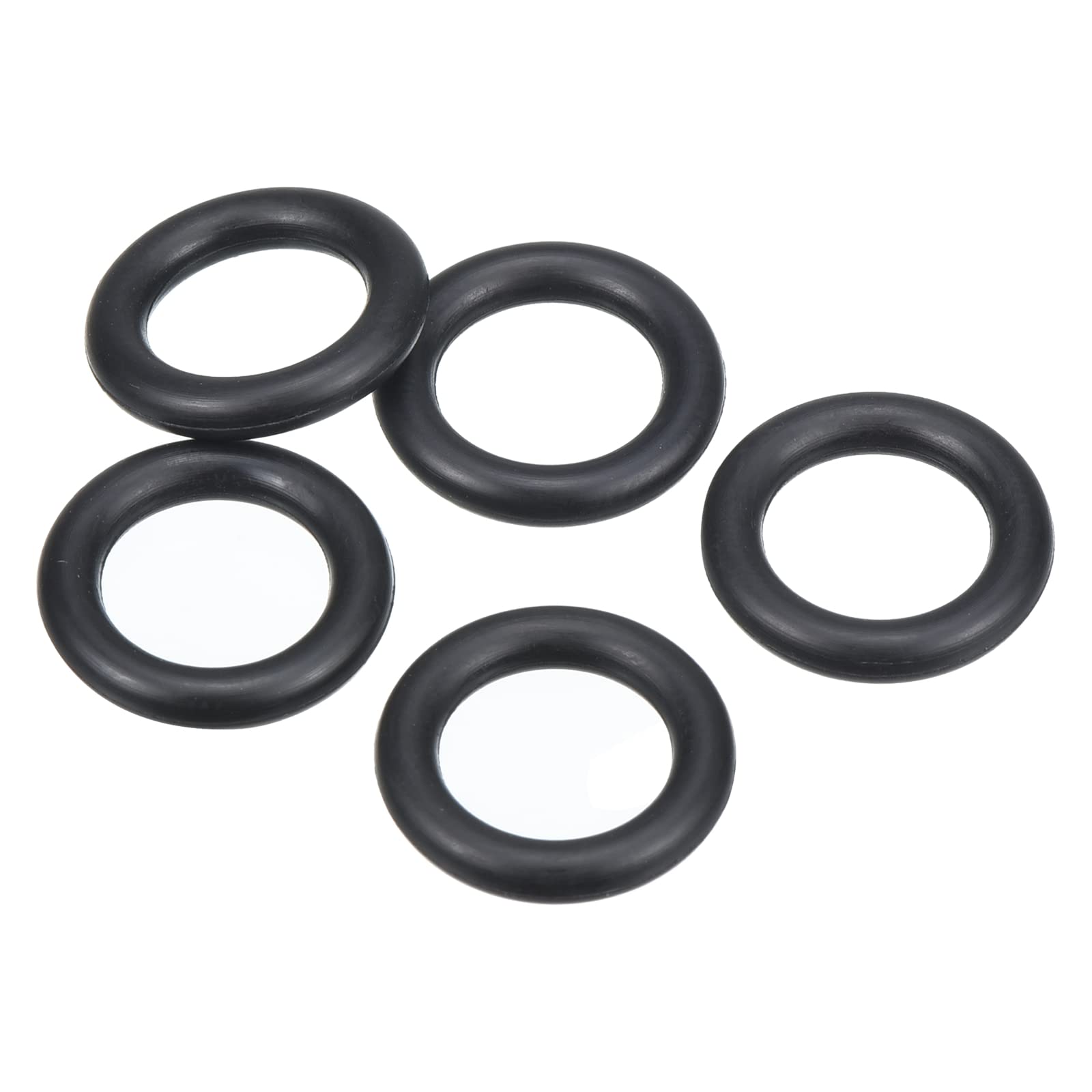 PATIKIL Nitrile Rubber O-Rings 15mm OD 9.5mm ID 2.65mm Width, 10 Pcs Metric Sealing Gasket for Faucet Plumbing Automotive Repair, Black