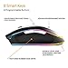 GAMDIAS Optical Gaming Mouse with Double RGB Streaming Light, HERA Software Supported, 8 Programmable keys, adjustable 1200 up to 7000 DPI, Weight Tunning System (ZEUS M1)