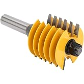Finger Joint Router Bit, 1/2 Inch Shank Glue Joint Router Bit Woodworking Milling Cutter for DIY Door Table Cabinet Shelves Furniture