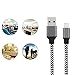 Lightning Cable, Live2Pedal [3 Pack] iPhone Charger to USB Syncing and Charging Cable Data Nylon Braided Cord Charger for iPhone 8/Plus7/7 Plus/6/Plus/6S/Plus/5/5S/5C/Se(Gray+Black)