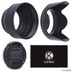 67mm Set of 2 Camera Lens Hoods and 1 Lens Cap
