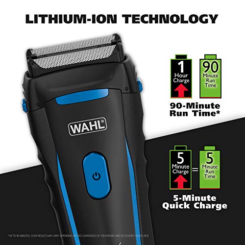 Wahl Groomsman Electric Shaver Rechargeable Wet/Dry Waterproof Electric