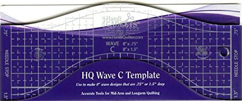 Hq Wave C Longarm Template by Handi gadgets