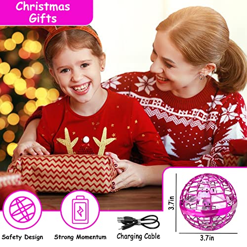 Flying Ball Toys, Drone Flying Ball,360° Rotating Builtin RGB Light