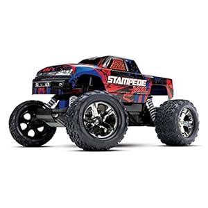 Traxxas Stampede Vxl 2WD Brushless Monster Truck, Red