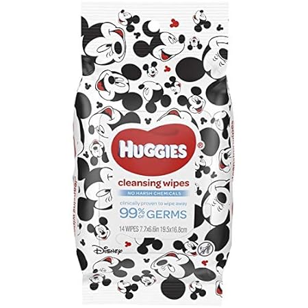 huggies cleansing wipes mickey