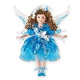 Collections Etc Women's Tanya Blue Fairy Porcelain Doll 16