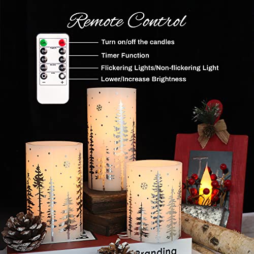 Revelbunny Christmas Tree LED Candles, Battery Operated Flickering