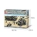 Sluban Service Troops Blocks Army Bricks Toy - Armored Vehicle & Military Transport Vehicle & Military Motorcycle