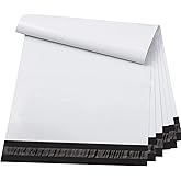 Metronic Poly Mailers 9x12 200 Pack, Strong Adhesive Shipping Bags for Clothing, Waterproof and Tear-Proof Shipping Envelopes, Small Mailers Poly Bags Packaging Bags in White