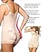 YIANNA Womens Body Shaper Seamless Tummy Control Shapewear Open Bust Slimmer Belly Shaper Bodysuit, YA7102-Beige-XL