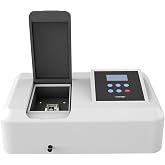 NANBEI Black Visible Portable Lab Spectrophotometer LCD Digital | 320-1100nm,Tungsten Lamp, Portable Spectrophotometer with USB interfaces,Wavelength accurracy&plusmn;2nm