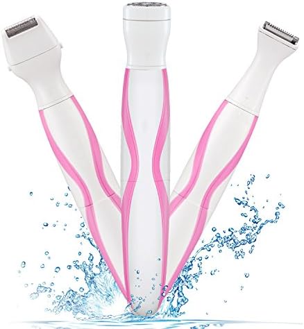 Adnanced Women Groomer kit, Bikini Trimmer/Facial hair removal for women/foil shaver/,Bikini Razor Wet/Dry,Ladies electric shaver for Face/Bikini Area/Armpit