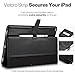 KAVAJ iPad Case 2018/2017 Leather Cover London for Apple iPad 6th & 5th Gen. Black Genuine Cowhide Leather with Pencil Holder Built-in Stand Auto Wake/Sleep Function Slim Fit Smart Folio iPad 9 7