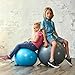 Gaiam Kids Stay-N-Play Balls – Kids’ Desk Chair & Elementary School Classroom Seating, Engaged & Active Seating Yoga Ball Chairs for Kids Ages 5–11, No Roll, Holds Up to 300 lbs, Includes Pump