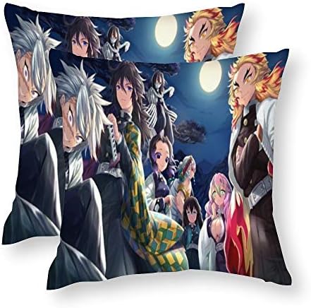 鬼滅の刃 鬼殺隊 クッションカバー 同人かわいいおしゃれ 抱き枕カバー ソファスクエア枕 多種類 装飾腰椎枕 40 40cm B086bw8qnk 600円 大人気 New Arrival 最安値挑戦 年中無休 高品質 通販