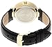 Anne Klein Women's AK/1064BKBK Watch with Black Leather Band