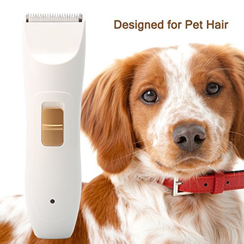 Glamorway Professional Pet Grooming Kit, Rechargeable Clipper for Dogs and Cat Cordless Electric Hair Trimmer for Quick Safe Cutting - Thumbnail 5