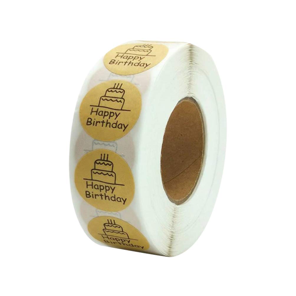 Amosfun Sealing Sticker Self-Adhesive DIY Sticker Label for Baking Packing Label Envelope Adhesive Seal Decal