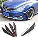 Aishun Dtouch Universal Exterior Front Bumper Lip Splitter Fins Spoiler Canards (0989A#Carbon)