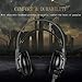 USB Gaming Headset, 7.1 Surround Sound Gaming Headphone with Mic Volume Control LED Light for PC, MAC, iOS Android (Black)thumb 2