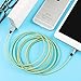 lightning cable Jpinbo iphone chargers 3Pcs 3ft/6ft/10ft Extra Long Nylon Braided Cord Lightning Cable USB Charging Charger for iPhone 7/7Plus/6S Plus,SE/5S/5C,iPad Air/Pro/Mini,iPod Nano (Gray+Green)