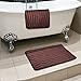 Lavish Home 2-Piece Memory Foam Bath Mat Set, Chocolate