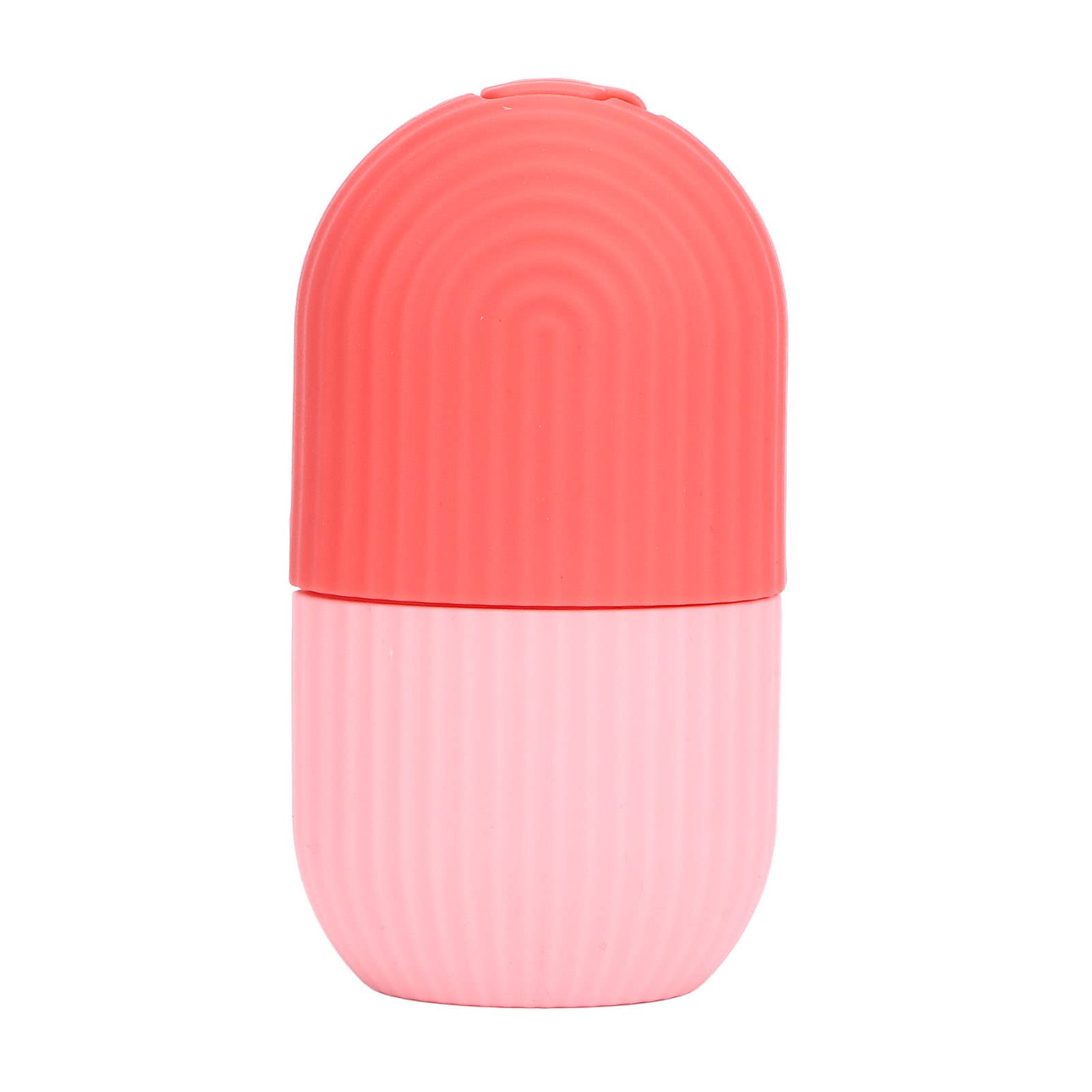TOPINCN Ice Face Roller Silicone Non Slip Grip Face Icer Pain Relief Facial Ice To Tighten Skin Durable Ice Face Mold for Face Massage Skin Care(new pink)