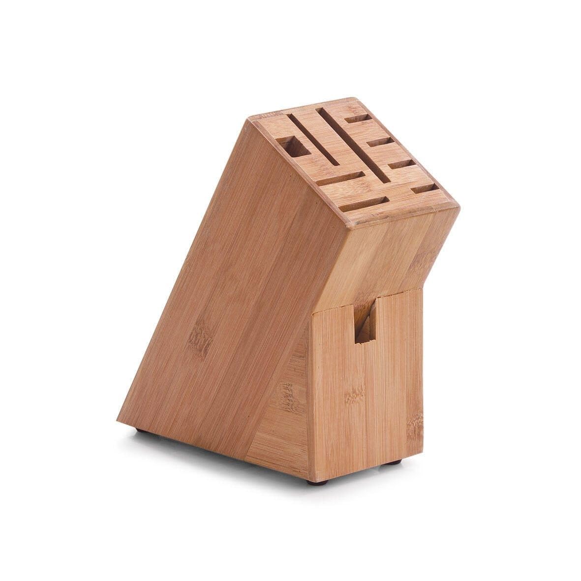 Zeller 25319 19 x 9 x 21 cm Knife Block Bamboo