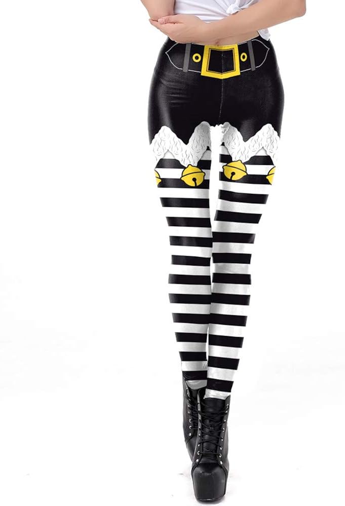 christmas gym leggings