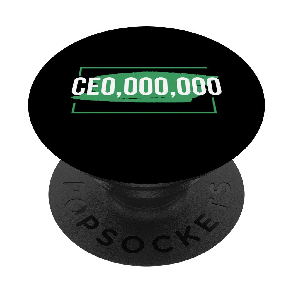 Vintage CEO Millionaire Money Million Dollar Boss Programmer PopSockets Grip and Stand for Phones and Tablets
