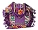 Tribe Azure Large Casual Colorful Patchwork Hippie Woman Bag Tote Canvas Beach Shoulder Handbag School Laptop Books Blanket Camping Market Travel Handmade
