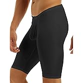 ZUYPSK Men's Compression Base Layer Shorts Workout Running Yoga Tight Bodybuilding Capris Pants
