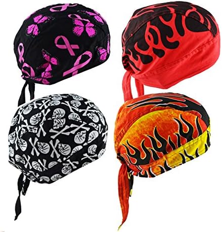 Cycling Doo RAG Skull Cap Hat Bandana Head Wrap Breathable Helmet Liner