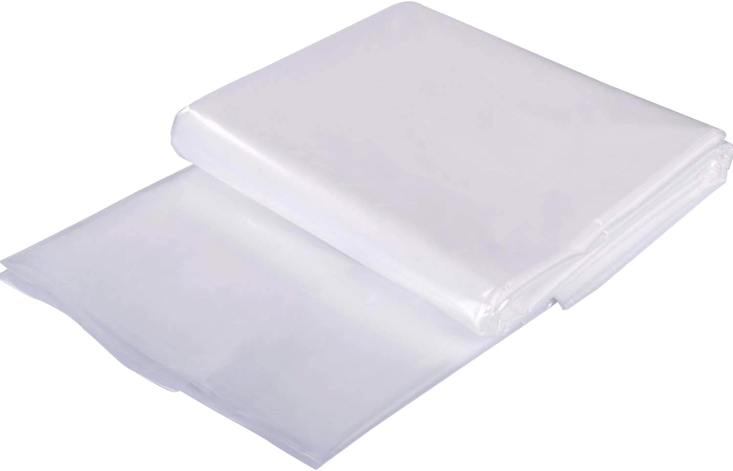 TopSoon Heavy Duty Paint Plastic Drop Cloth Clear Plastic Tarp Waterproof Larger Size 10-Feet by 25-Feet All Purpose - - 
