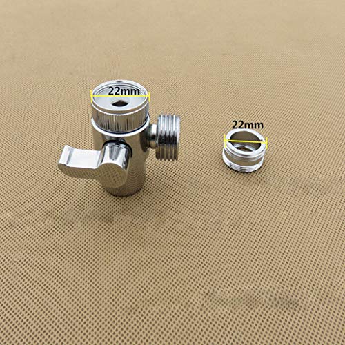 Mjuan Home & Garden - Bathroom Products,Brass Shower Arm Diverter Valve Splitter Water Inlet Pipe Fittings Bathroom - Thumbnail 7