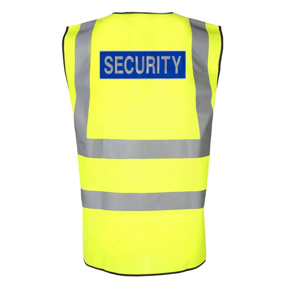 Dream Design Hi Vis Viz Vest with a Reflective Security Badge Amazon