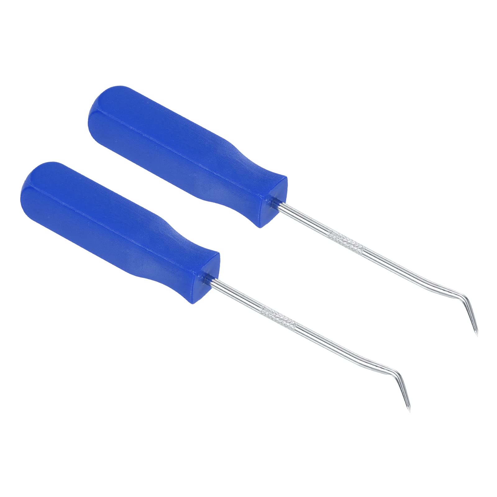 PATIKIL O-Ring 45 Degree Picks 142mm, 2 Pcs Oil Seal Gasket Precision Screwdriver Puller Remover Removal Tool, Blue