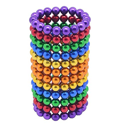 MENGDUO 5MM 224pcs Magnets Sculpture Building Blocks Toys for Sculpture Stress Relief Magnet Intelligence Development - Office Toy for Adults (8color)
