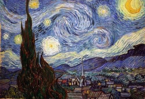 Jigsaw Puzzle 1000 Piece for Kid Adults - The Starry Sky - Size: 19.6" x 27.5"