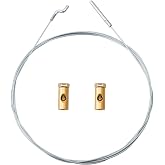 2667mm Throttle Cable Kit with Barrel Nut,Compatible With VW Beetle &amp; Ghia | Throttle Cable Barrel and Accelerator Cable Kit for VW 66-71 Beetle &amp; Ghia, Compatible with Dune Buggy