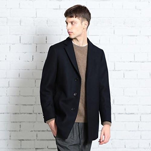Amazon ビューティ ユース ユナイテッドアローズ メンズ Beauty Youth Web限定 By メルトン ショート チェスターコート Navy Large コート ジャケット 通販