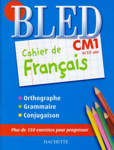 Cahier de français CM1